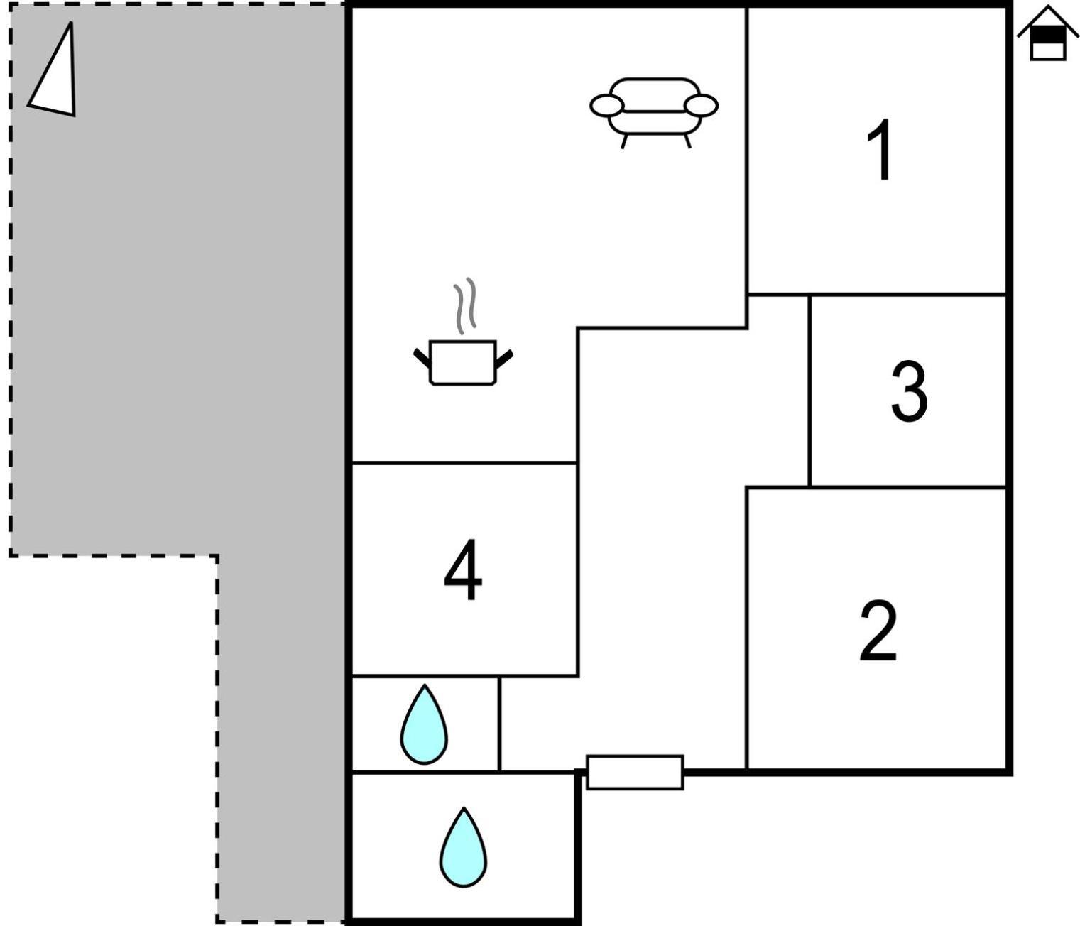 4 Bedroom Cozy Apartment In Водице Екстер'єр фото